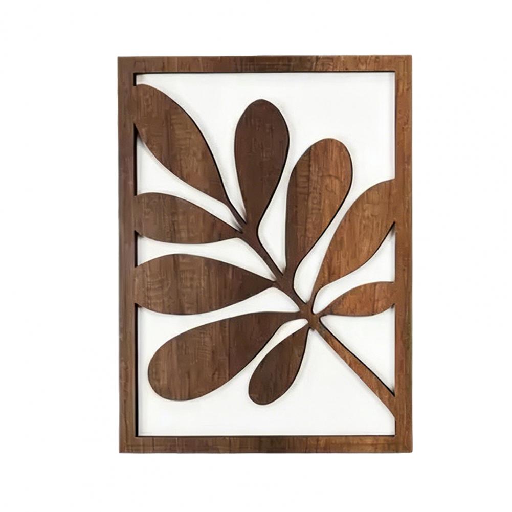 Flower Wall Panel - 3 Pcs Nordic Style Wood Decor