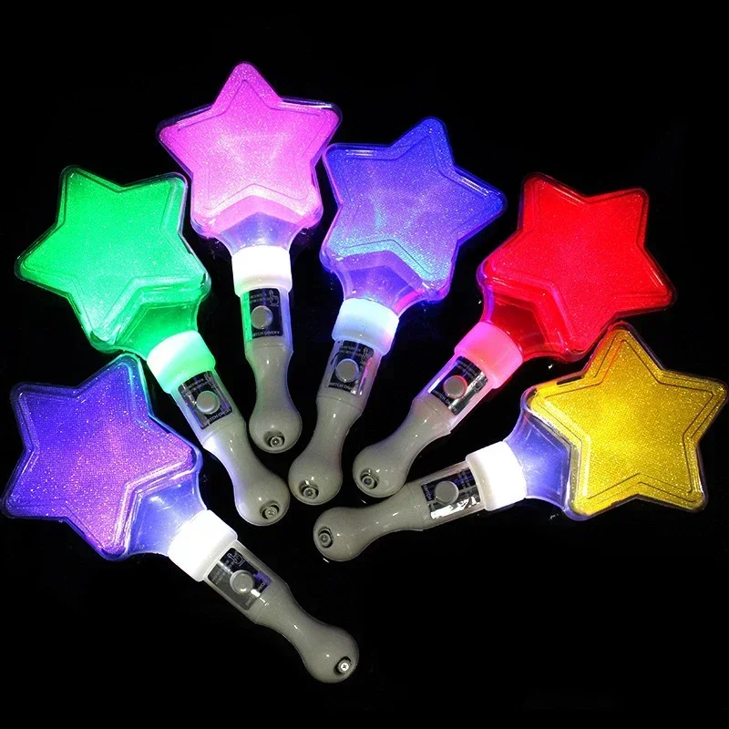 Cotton Candy Cone - 12pcs Event Star Flashing Stick Glowing