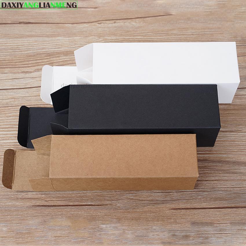 Event Party Box - 50pcs/lot 37x37x118mm Kraft Paper Box DIY