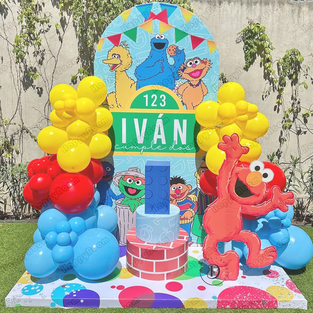 78pcs Sesame Street-themed Bal - огляд і ціна Balloon Arch Kit