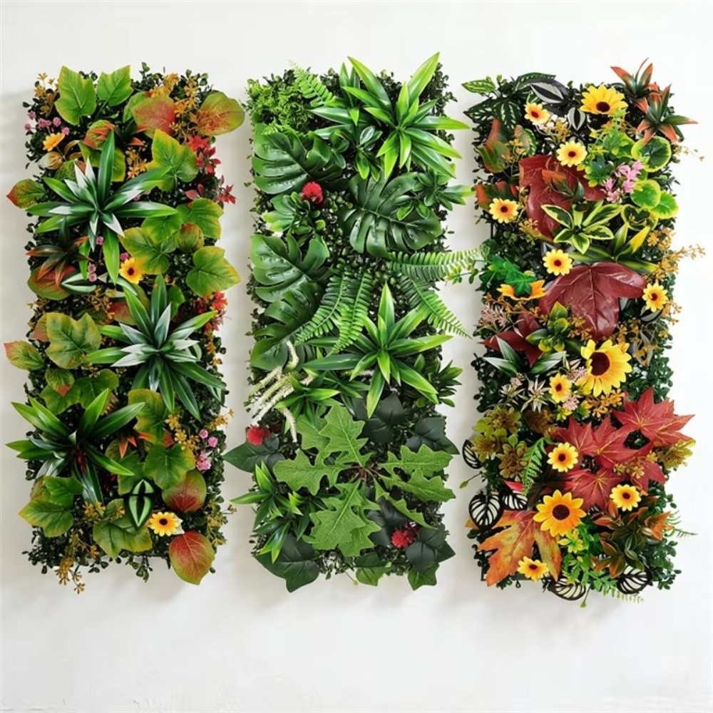 DIY Artificial Plant Wall Pane - огляд і ціна Flower Wall Panel