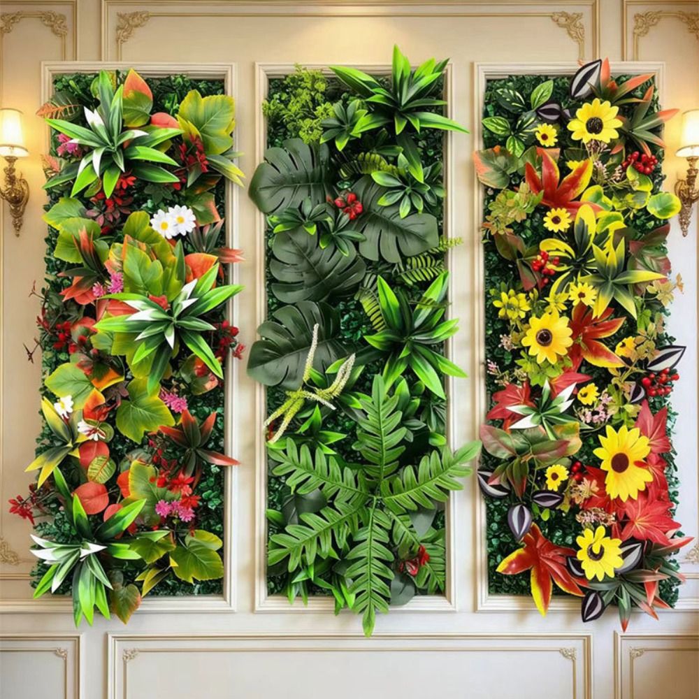 DIY Artificial Plant Wall Pane - огляд і ціна Flower Wall Panel