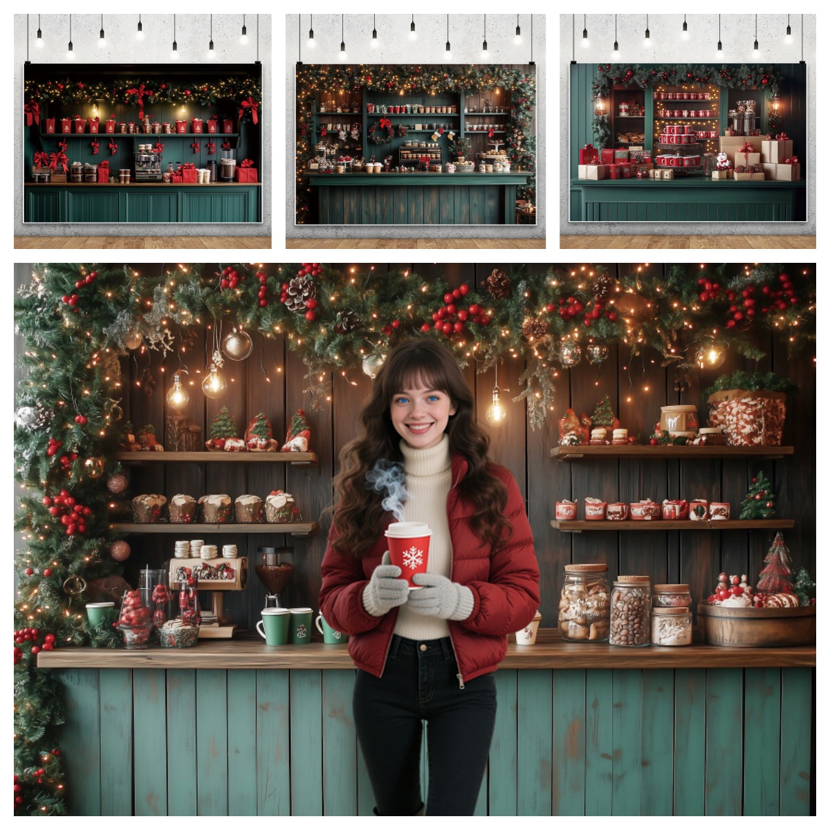 Christmas Photography Backdrop - огляд і ціна Dessert Table Backdrop