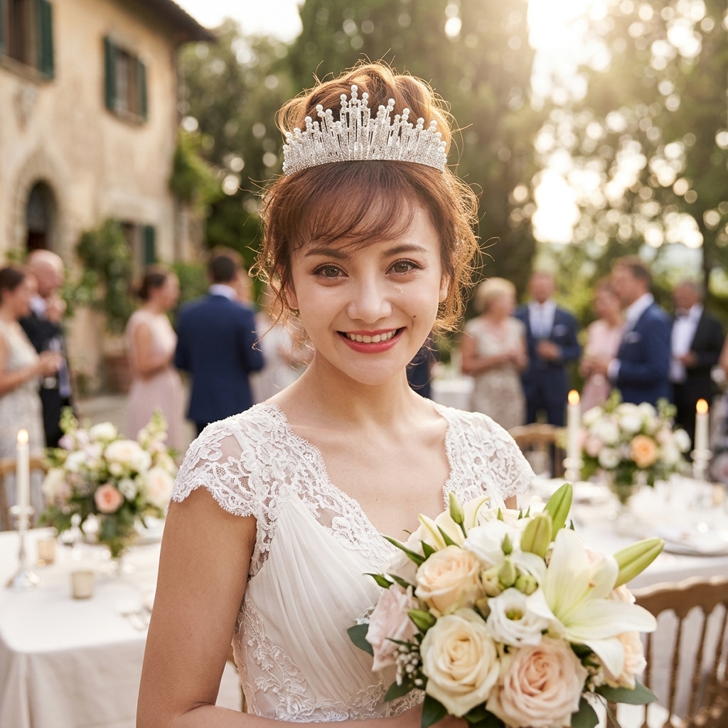 Bridal Pearl Crown Headpiece E - огляд і ціна Event & Party Supply Photos