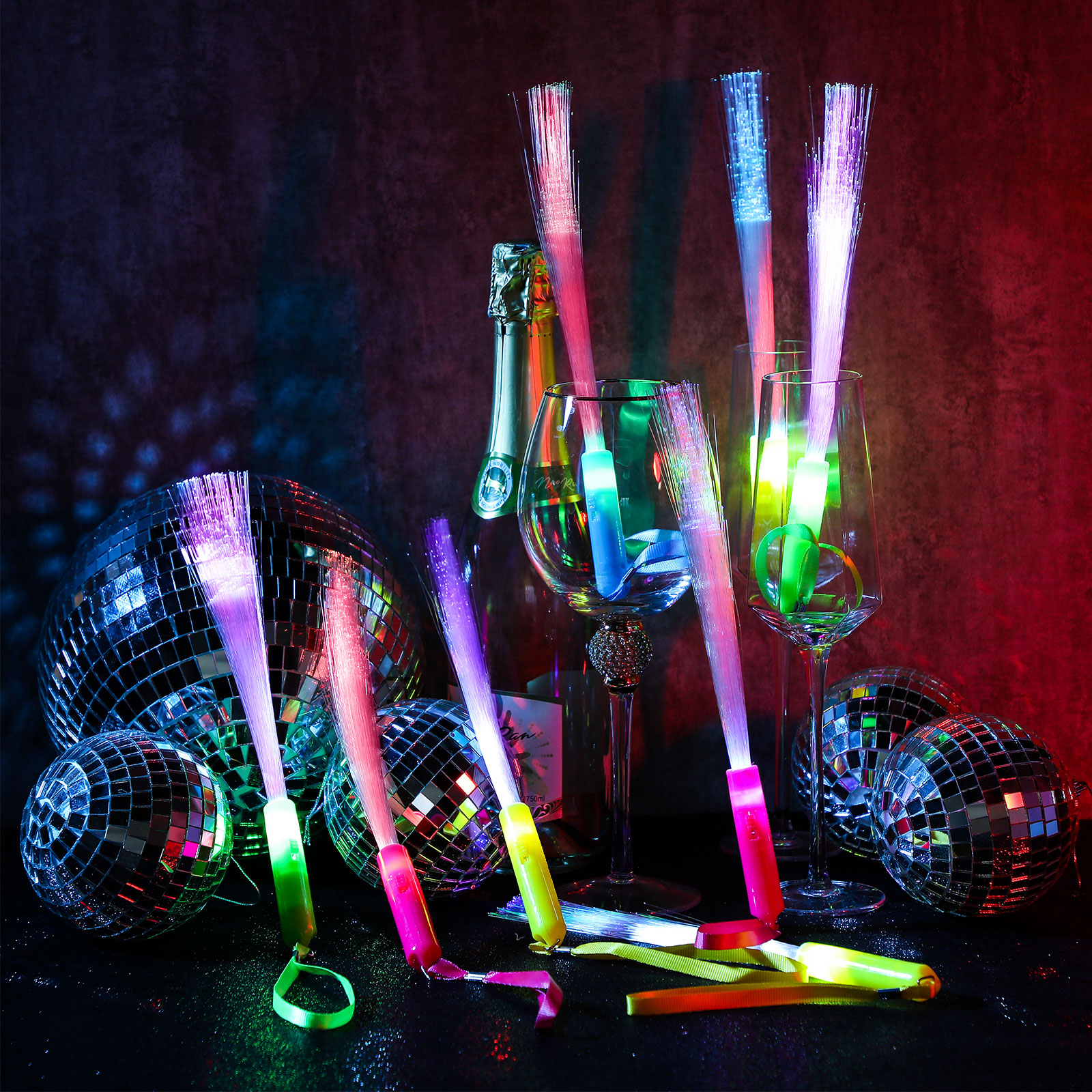 24-200Pcs Fiber Optic Wands Gl - огляд і ціна Cotton Candy Cone