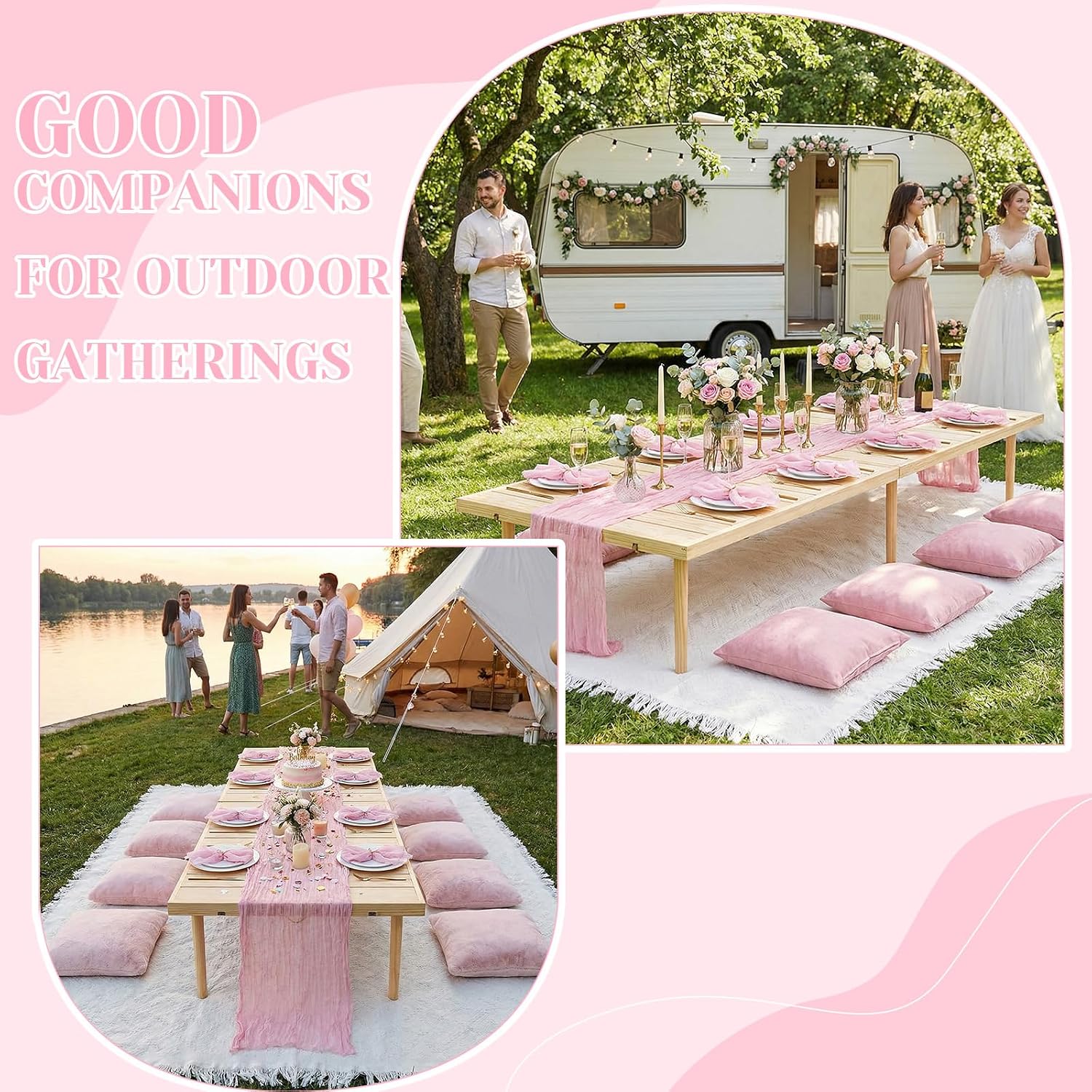 Extra Large Folding Picnic Tab - огляд і ціна Napkin Folding Set