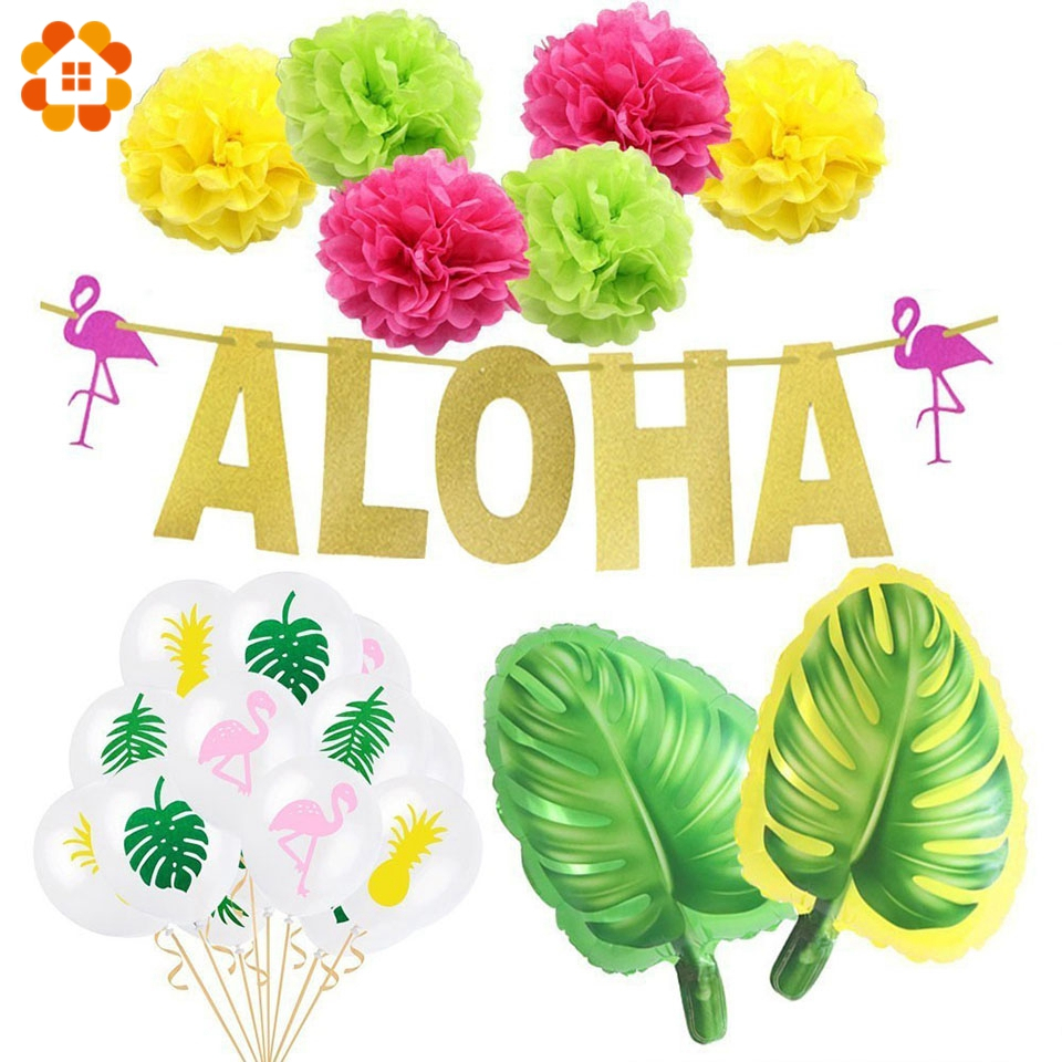 1set Hawaiian Party Decoration - огляд і ціна Balloon Arch Kit