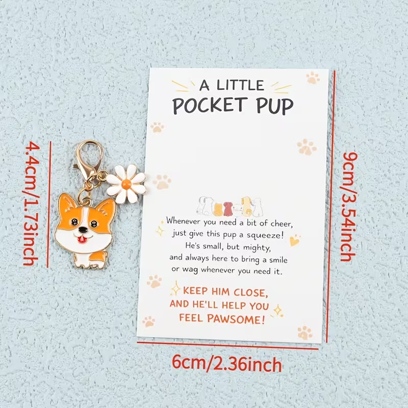 10 Cute Cartoon Puppy Keychain - огляд і ціна Supply Event