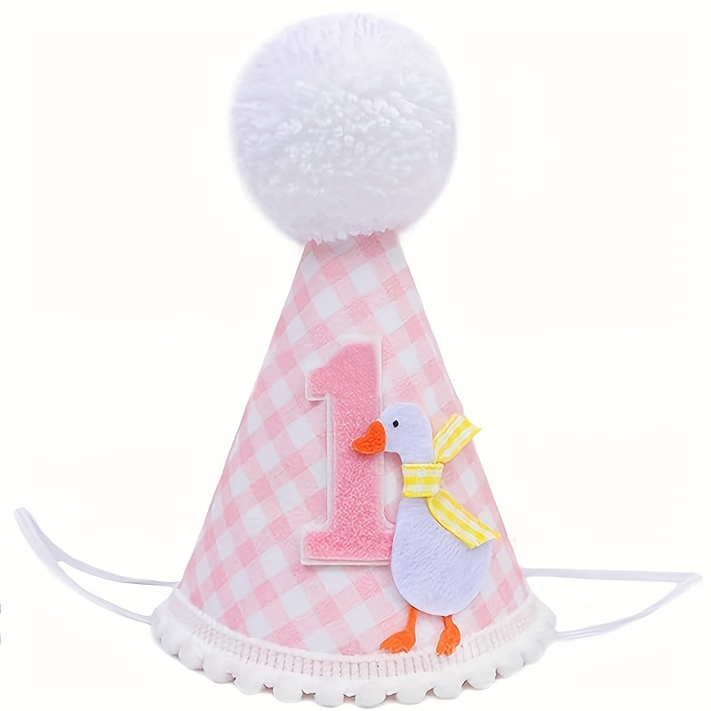 1pc Adorable Goose Birthday Ha - огляд і ціна Party Hat Cone