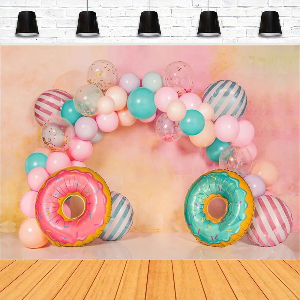 Donut Photography Backdrop Pin - огляд і ціна Dessert Table Backdrop