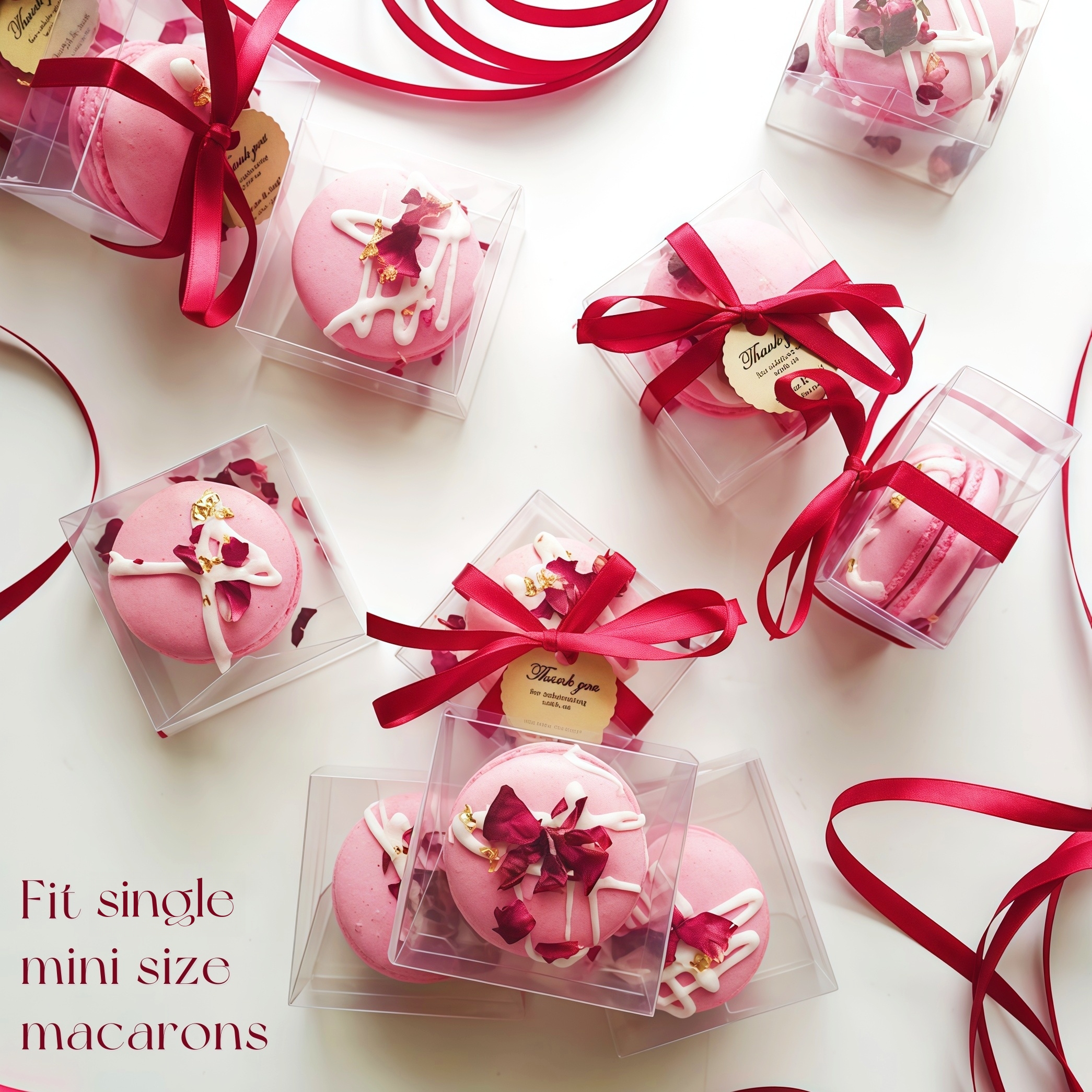 50-200Pcs Mini Macaron Boxes C - огляд і ціна Event Party Box