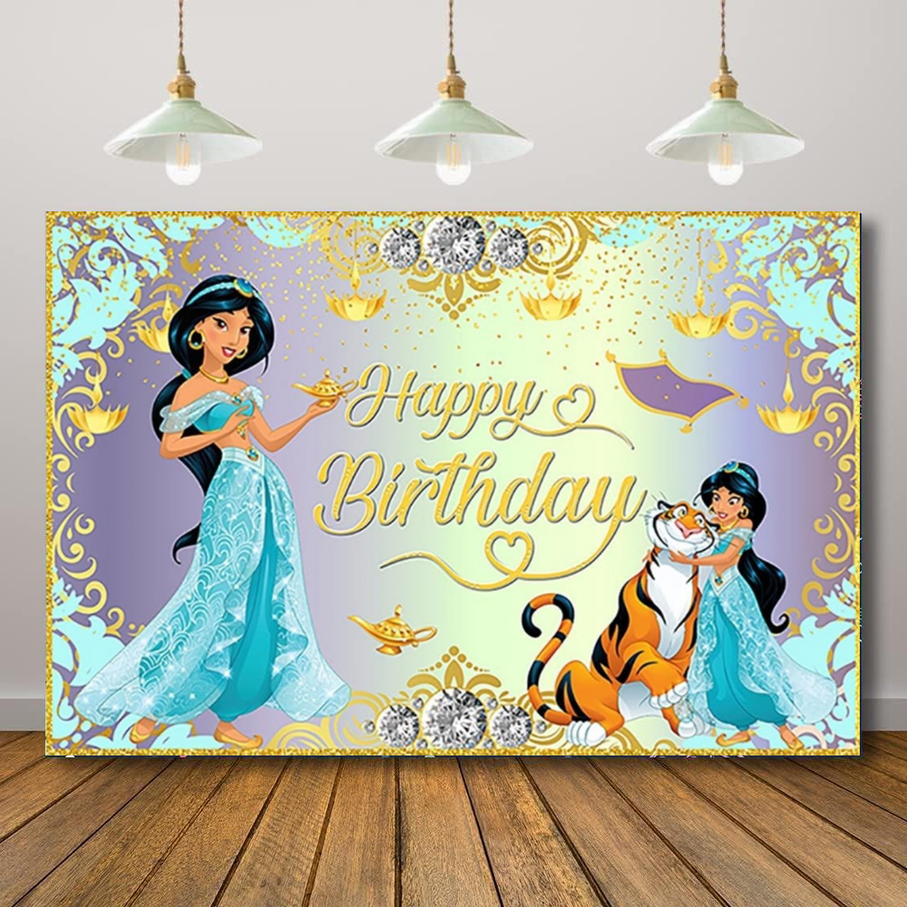 Blue Princess Jasmine Photogra - огляд і ціна Dessert Table Backdrop