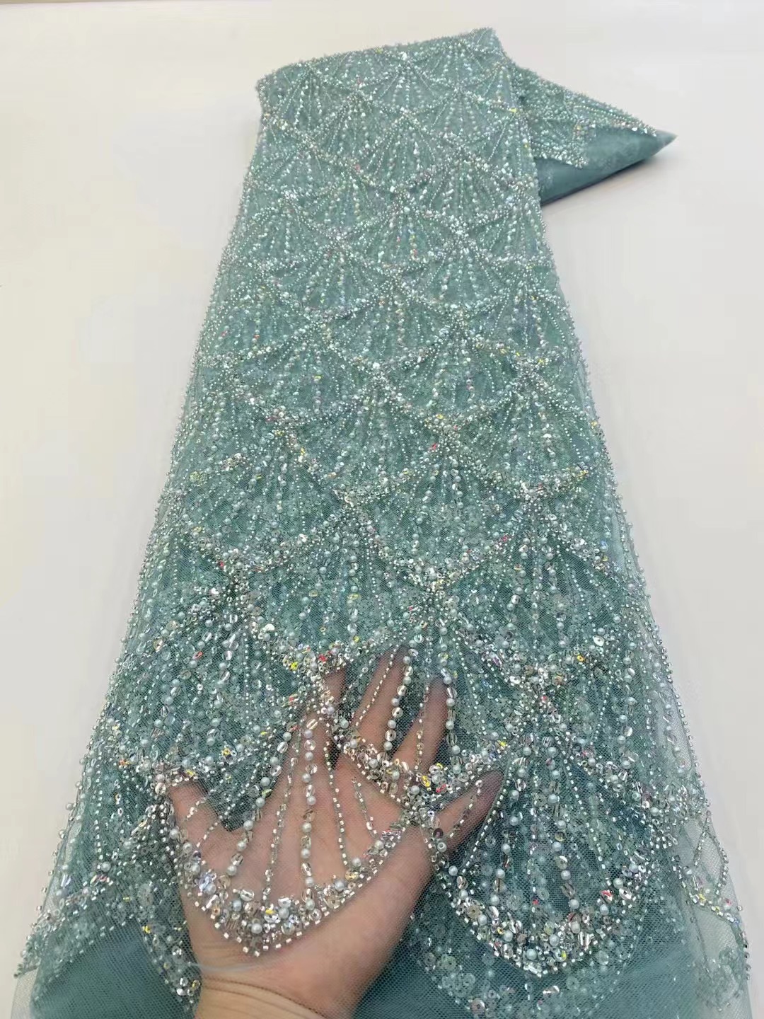 African Tulle Lace Fabric 2026 - огляд і ціна Glitter Tablecloth