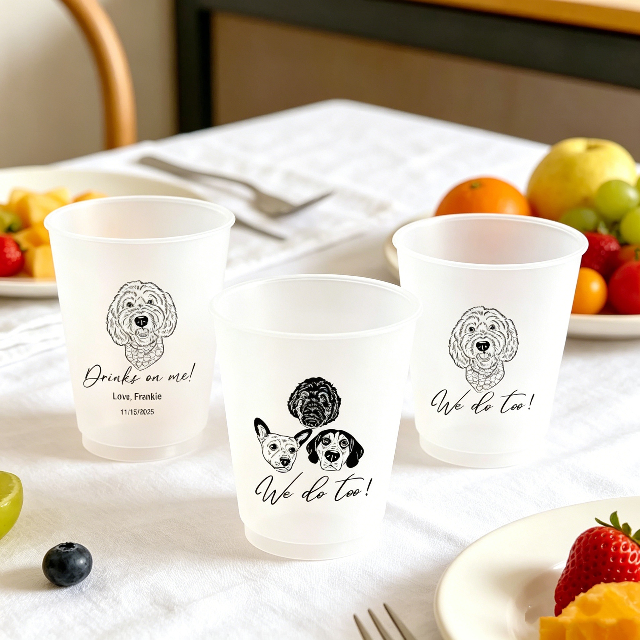 10/50 Custom Dog Cat Pet Portr - огляд і ціна Plastic Cup 50Pcs