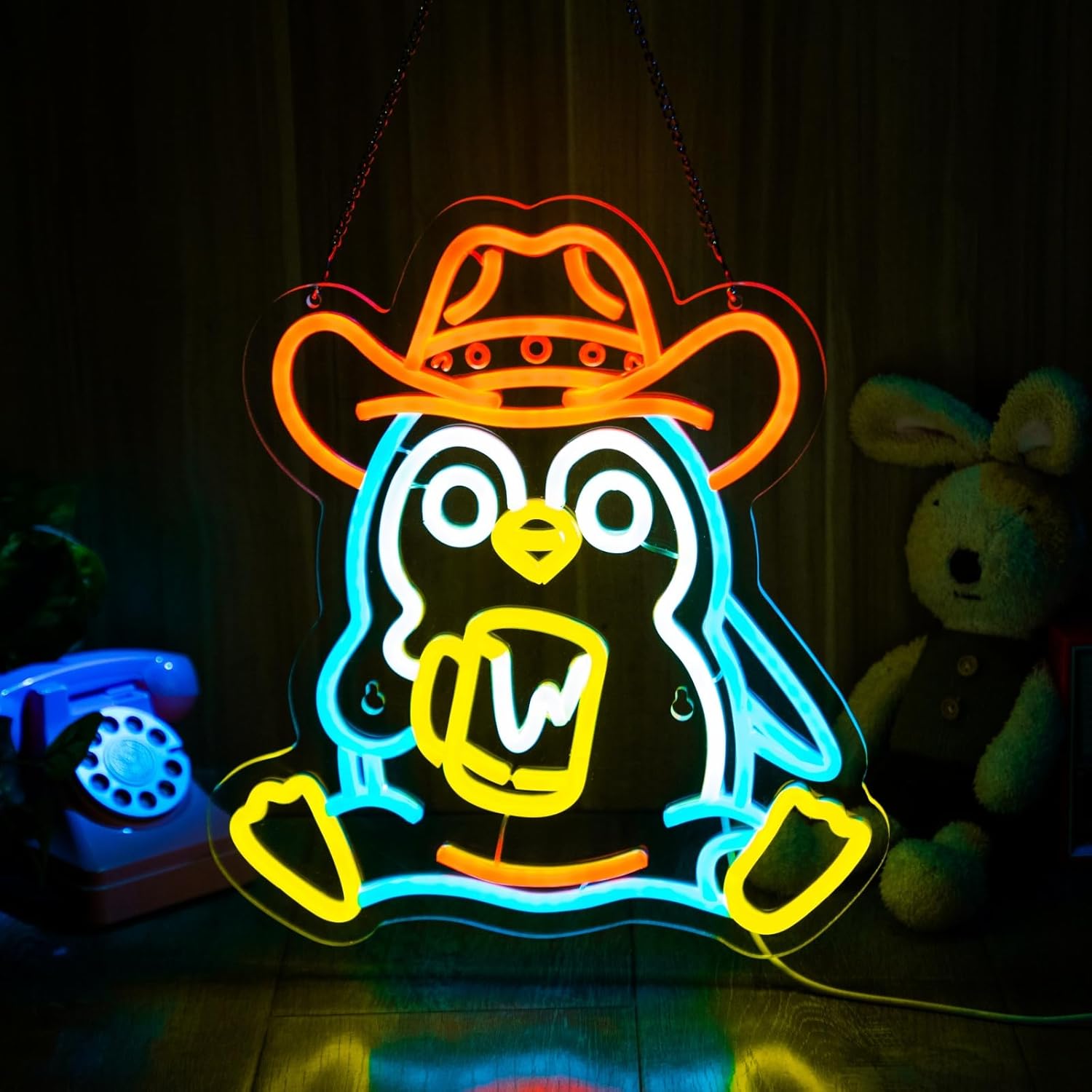 Penguin Neon Sign USB Powered  - огляд і ціна Neon Sign Party