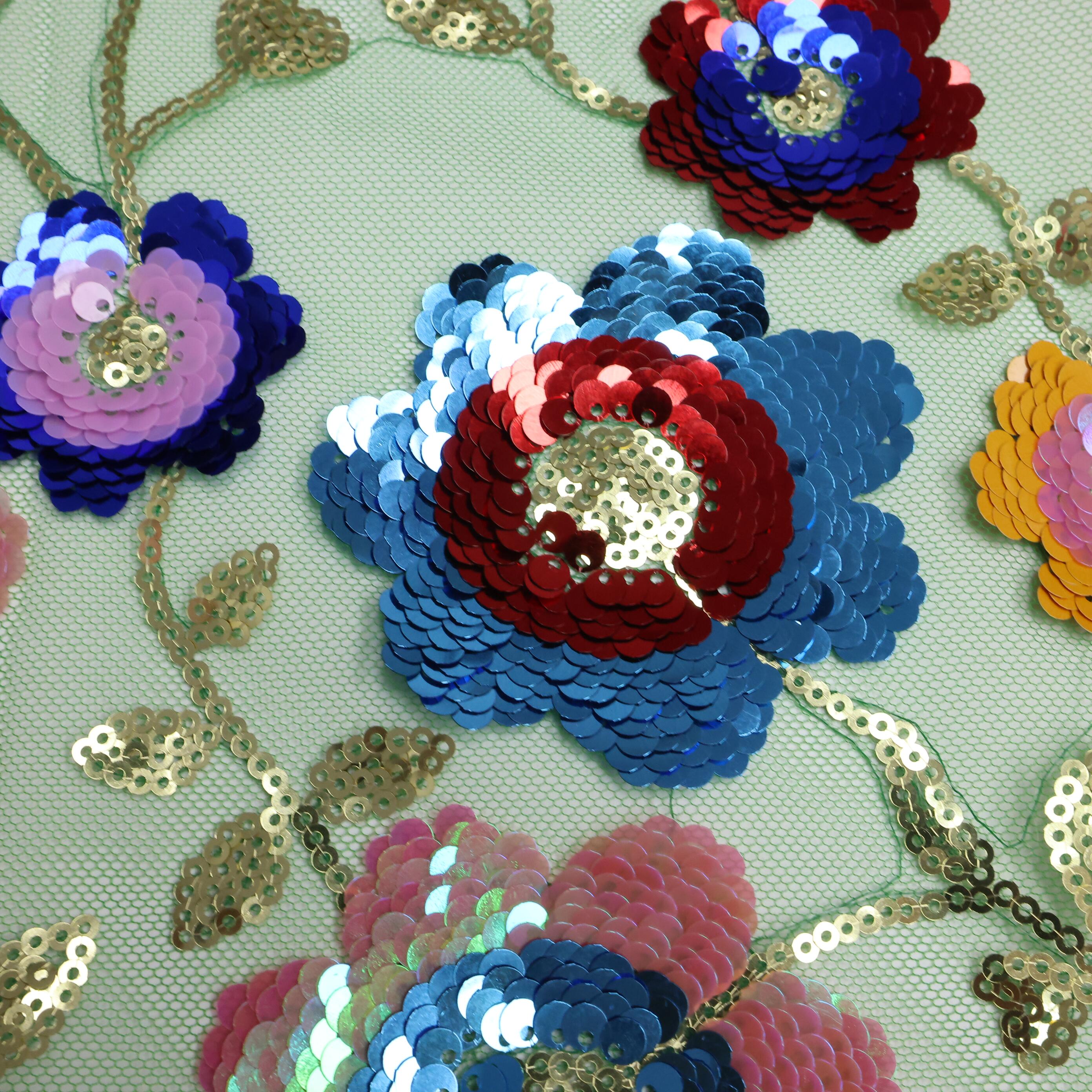 Mesh African Lace Fabric 2025  - огляд і ціна Glitter Tablecloth