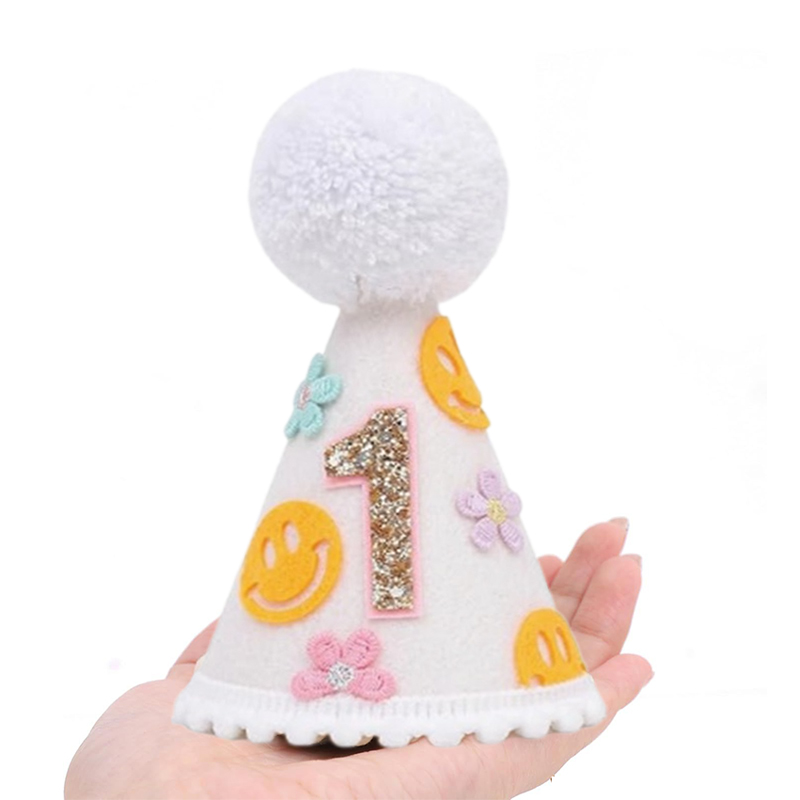 Flower Cone Hat 1st Birthday H - огляд і ціна Party Hat Cone