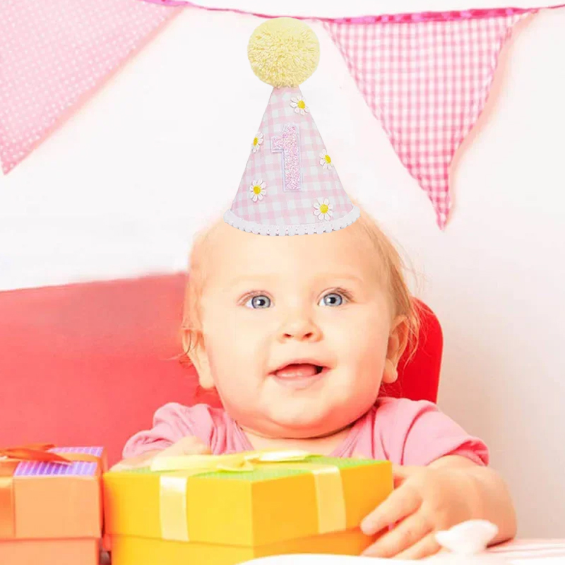 Flower Cone Hat 1st Birthday H - огляд і ціна Party Hat Cone