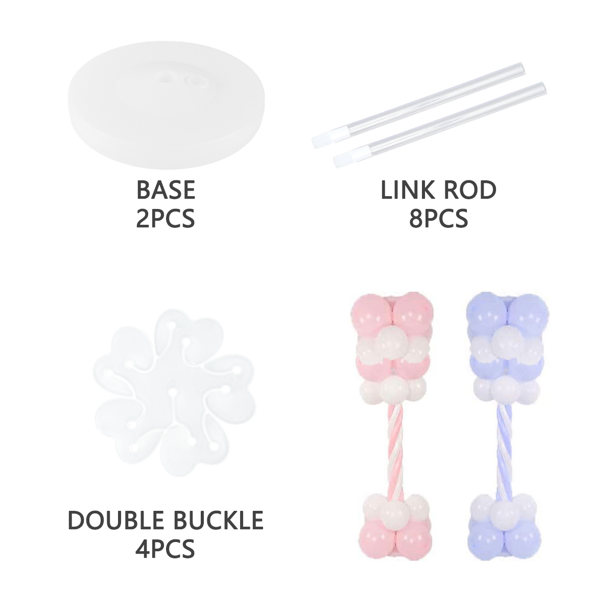 2Sets Balloon Column Stand Kit - огляд і ціна Balloon Arch Kit