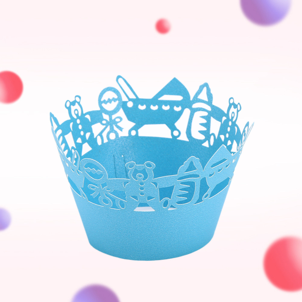 50pcs Carriage Cut Cupcake Wra - огляд і ціна Plastic Cup 50Pcs