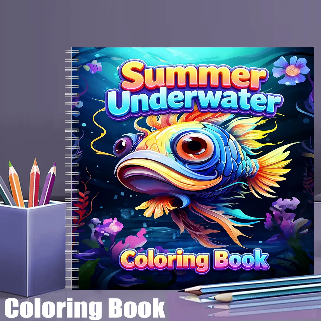 Summer Underwater Coloring Boo - огляд і ціна Supply Event