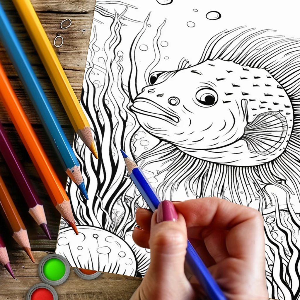 Summer Underwater Coloring Boo - огляд і ціна Supply Event