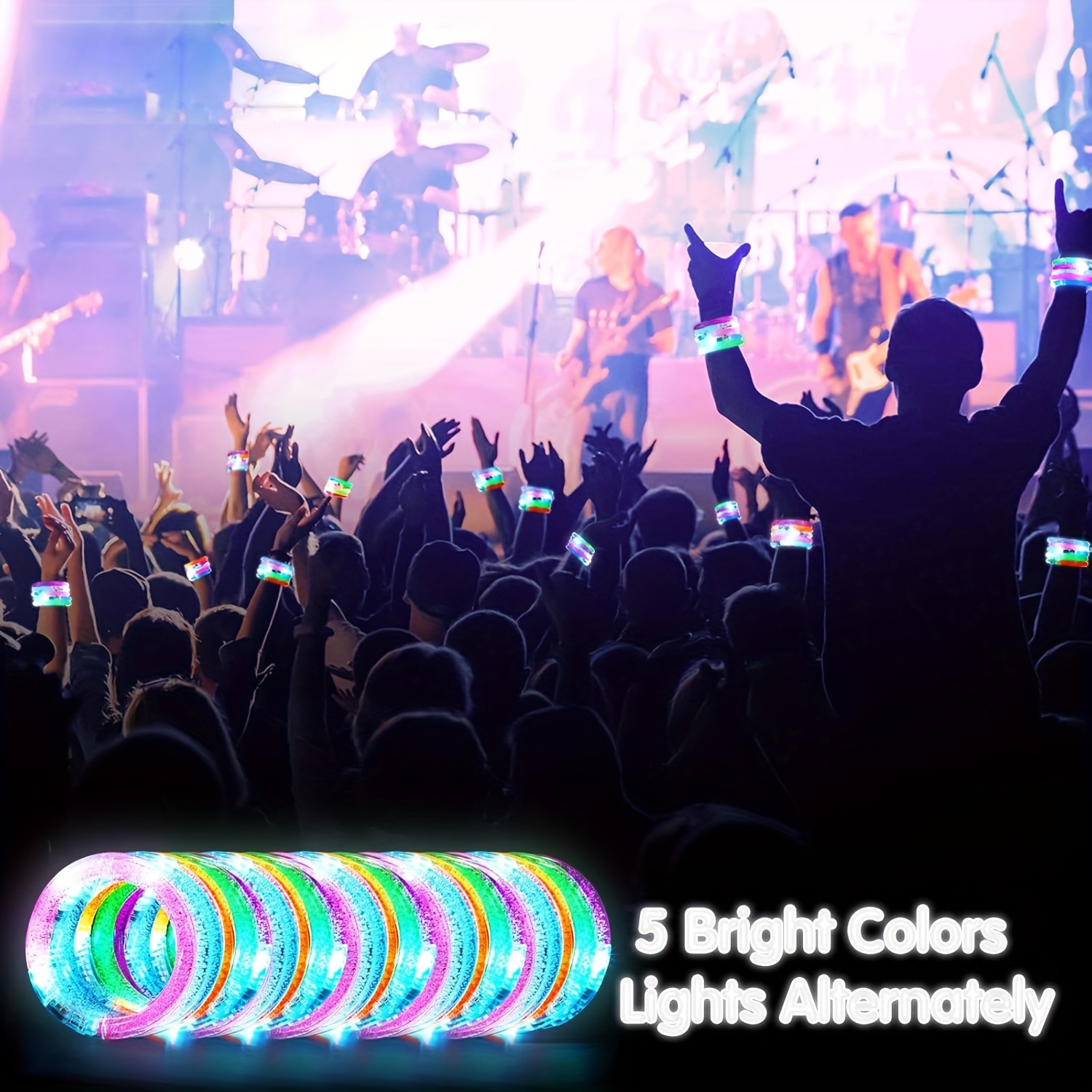 Glow-Up Party Bracelets Pack – - огляд і ціна Event & Party Supply Photos