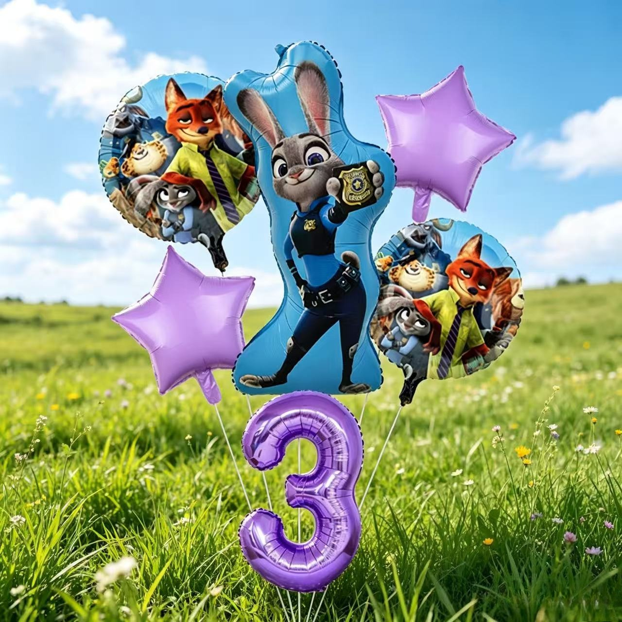 Zootopia Animal Cartoon Balloo - огляд і ціна Balloon Arch Kit
