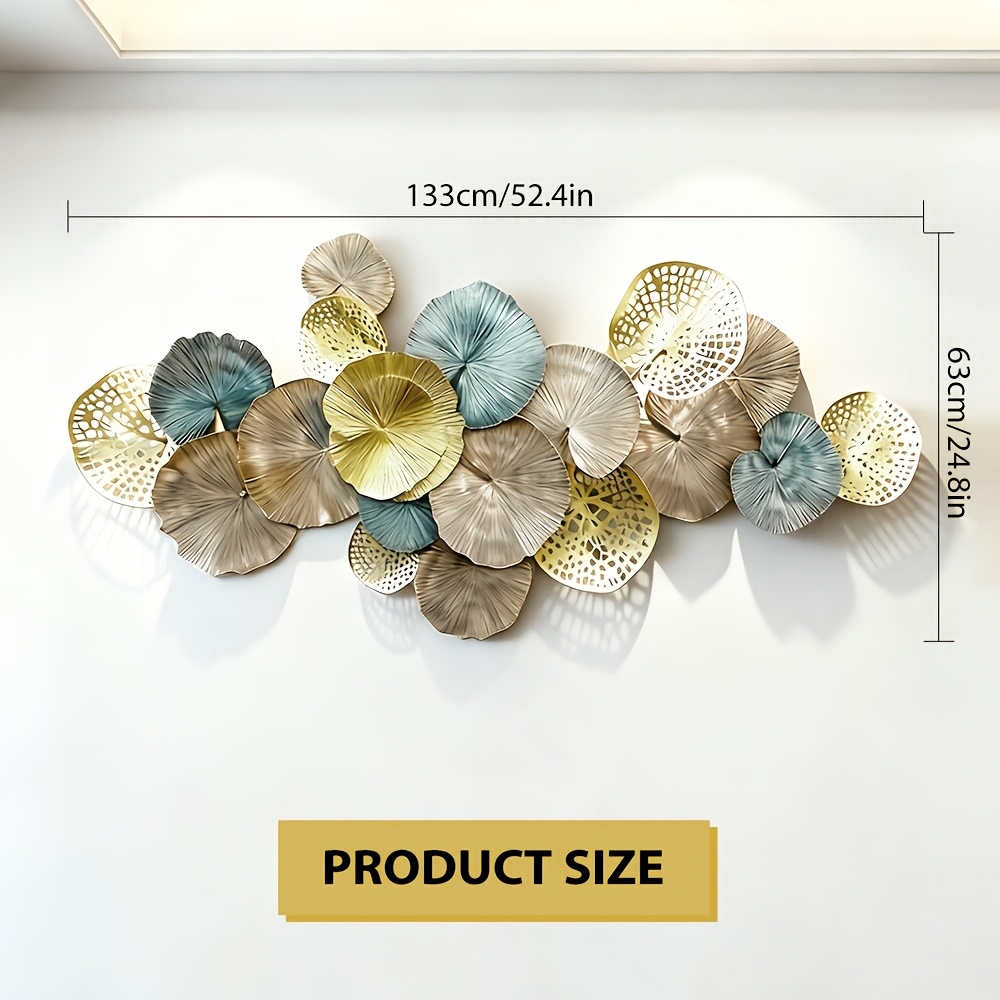 Large Metal Wall Art Decor 52. - огляд і ціна Flower Wall Panel