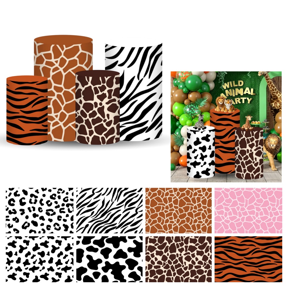 Safari Cylinder Pedestal Stand - огляд і ціна Dessert Table Backdrop