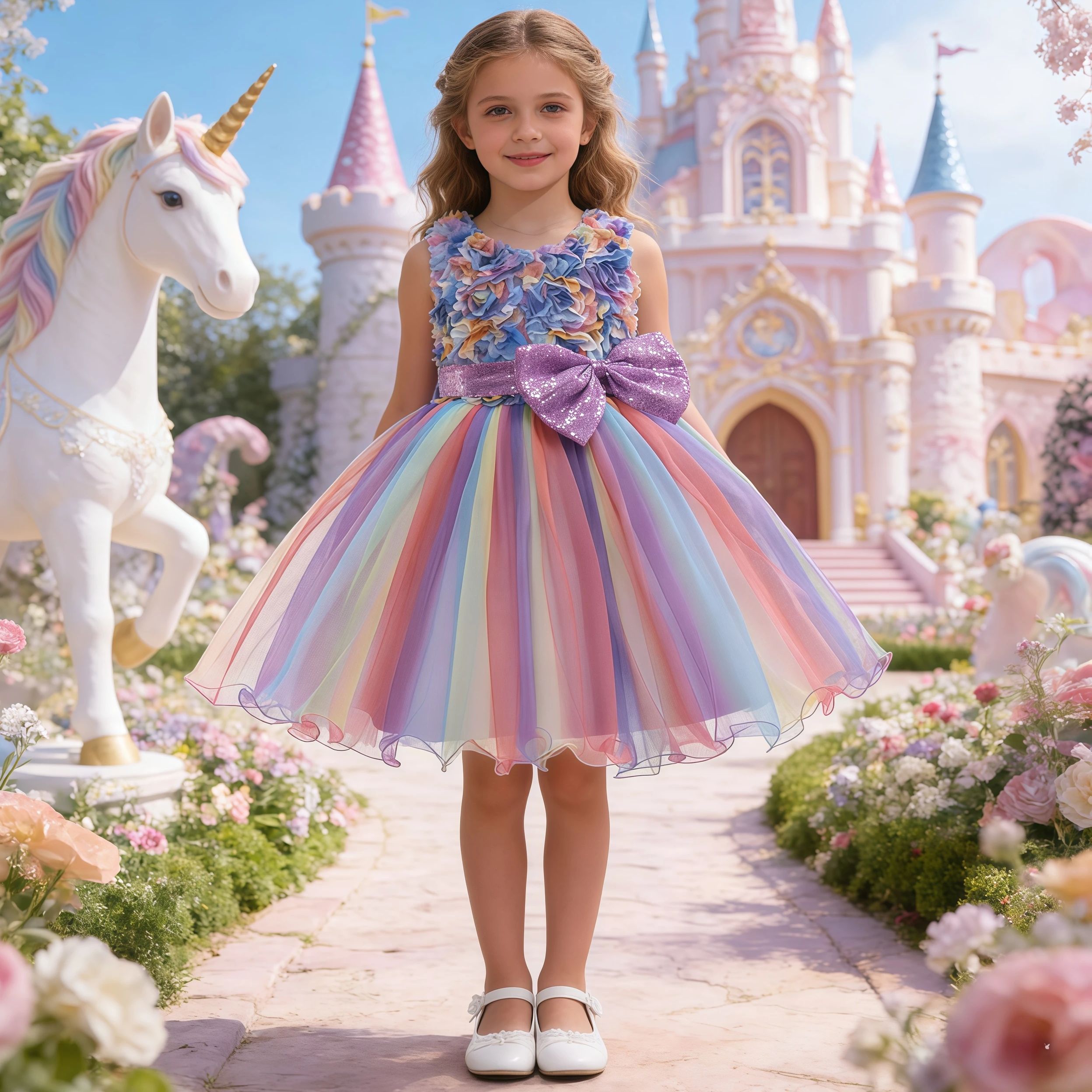 Girls Flower Sequins Tulle Rai - огляд і ціна Glitter Tablecloth