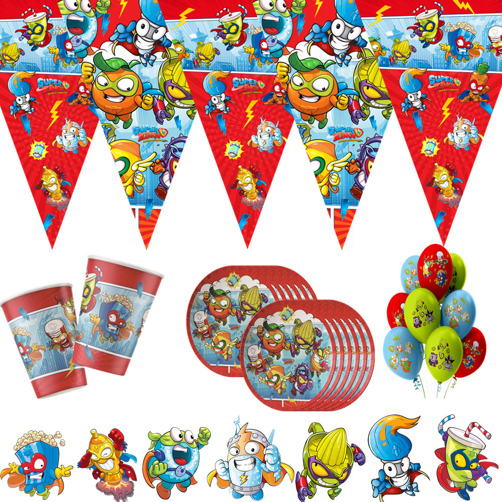 Game Superzings Theme Baby Sho - огляд і ціна Table Cloth Disposable