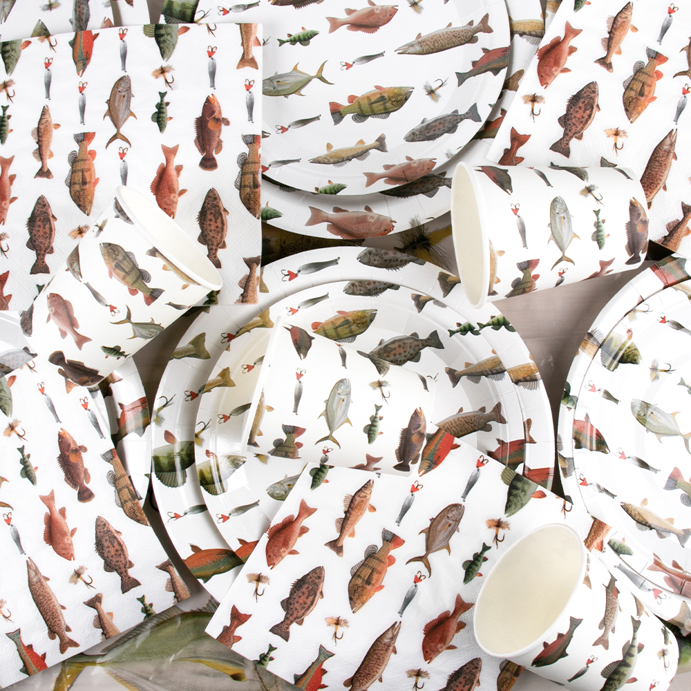 Fishing Themed Party Disposabl - огляд і ціна Table Cloth Disposable