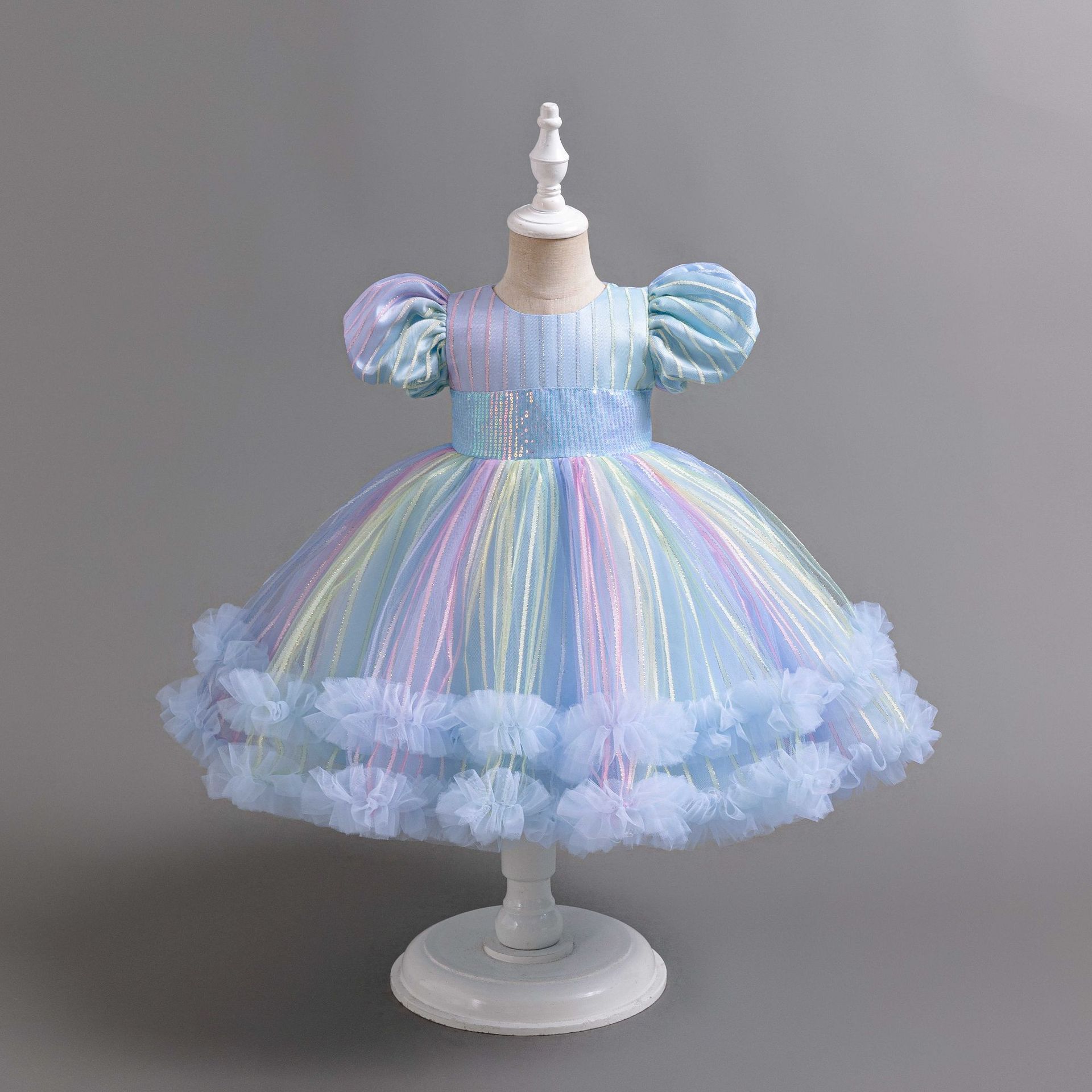 New Kids Dress Ball Gown Child - огляд і ціна Glitter Tablecloth