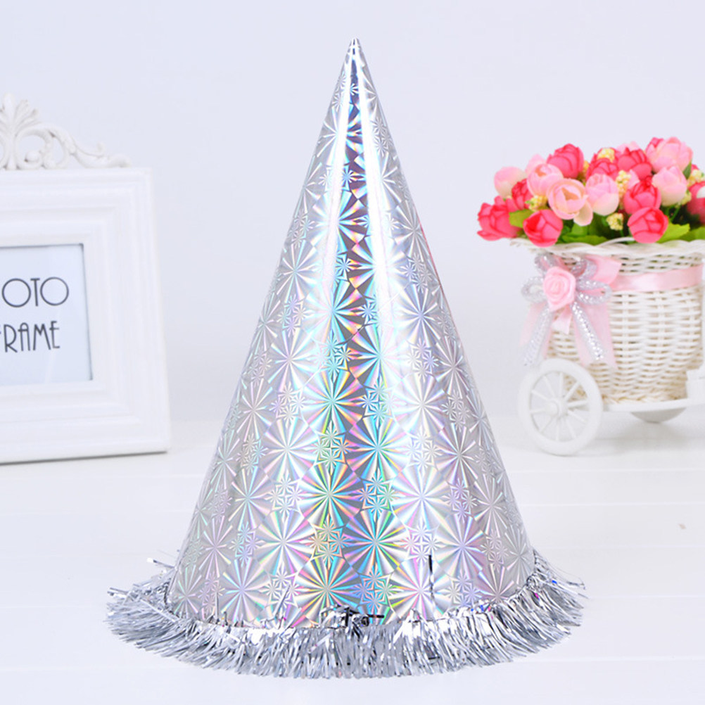 18Pcs Party Hats Flower Edge T - огляд і ціна Party Hat Cone