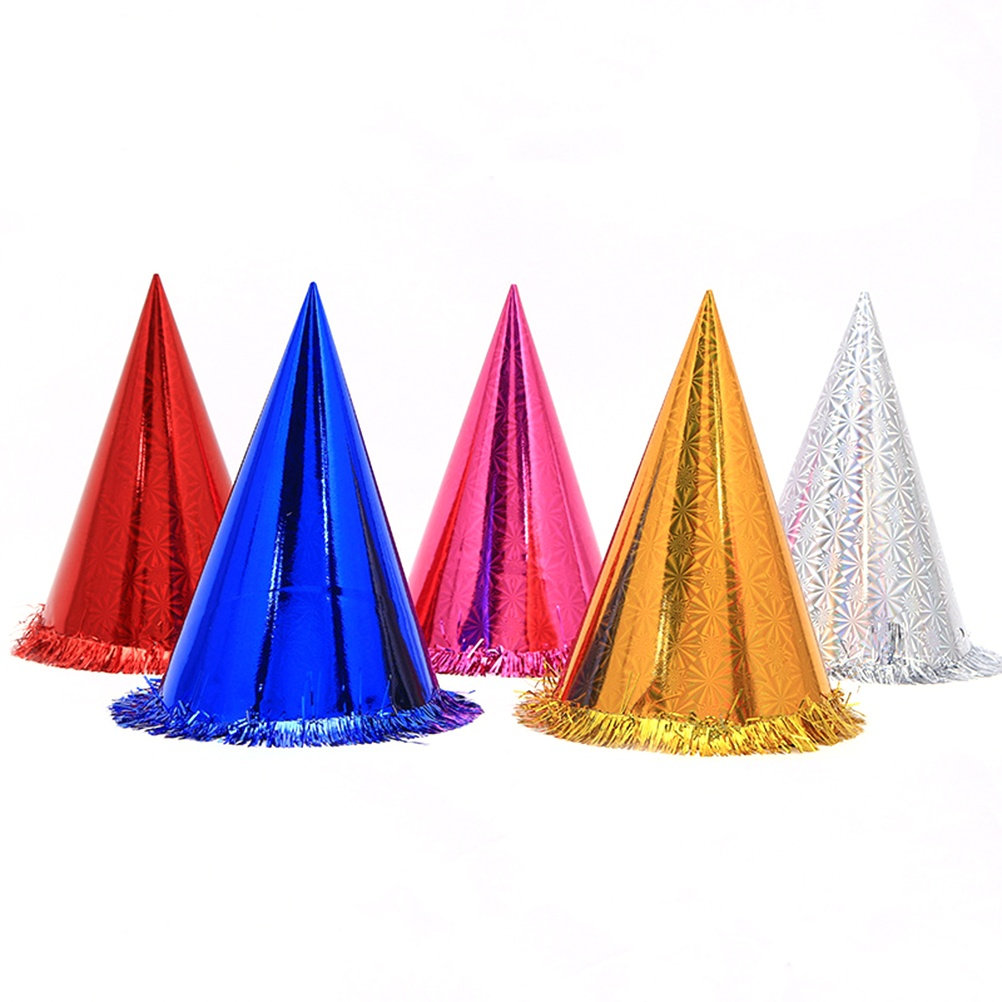 18Pcs Party Hats Flower Edge T - огляд і ціна Party Hat Cone