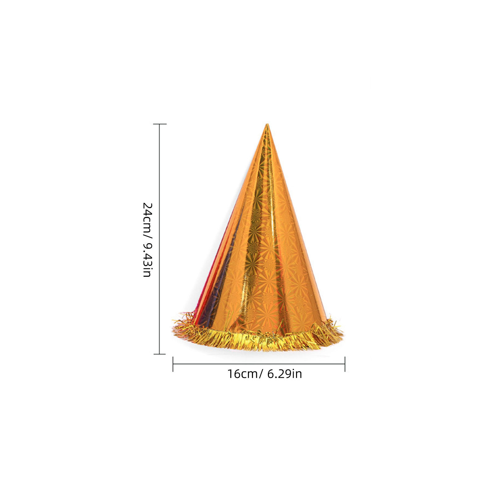 18Pcs Party Hats Flower Edge T - огляд і ціна Party Hat Cone
