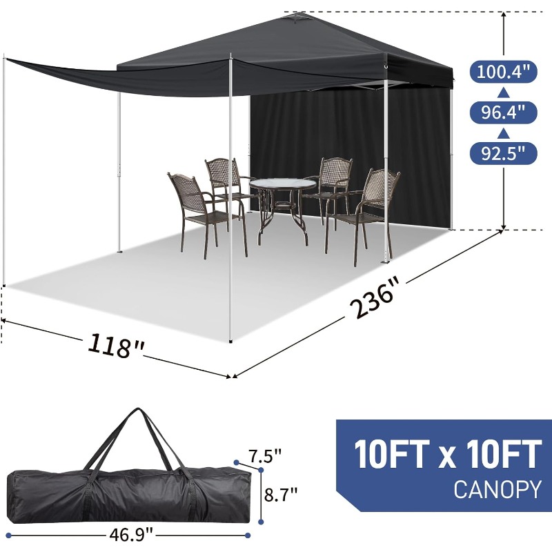 10X10Ft Pop Up Canopy Tent Ins - огляд і ціна Event & Party Supply Photos