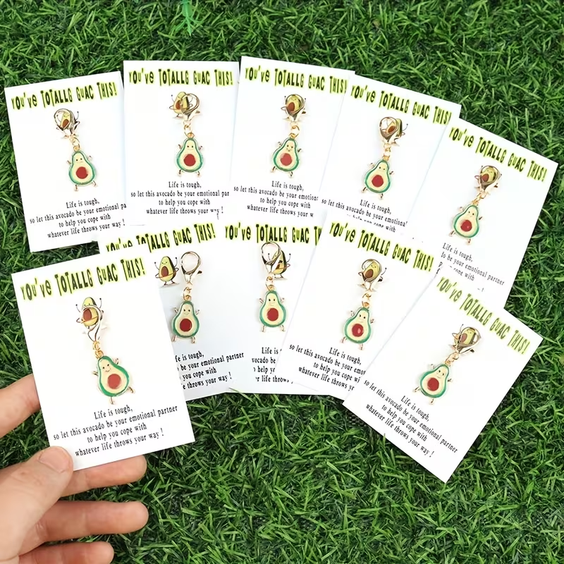 10 Charming Avocado Keychains  - огляд і ціна Event Party