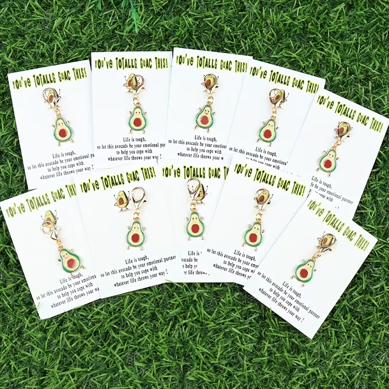 10 Charming Avocado Keychains  - огляд і ціна Event Party