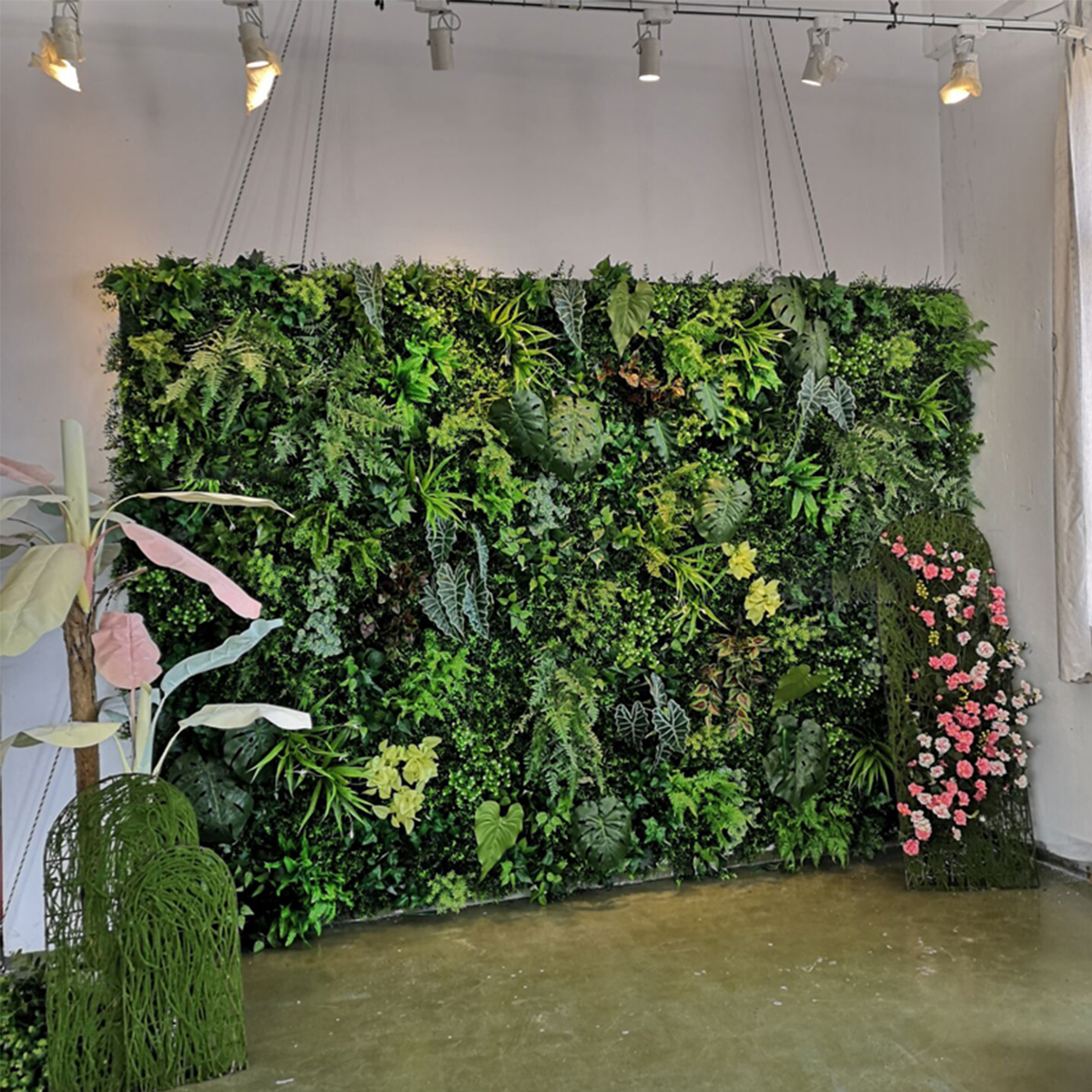 Artificial Plant Wall Reusable - огляд і ціна Flower Wall Panel
