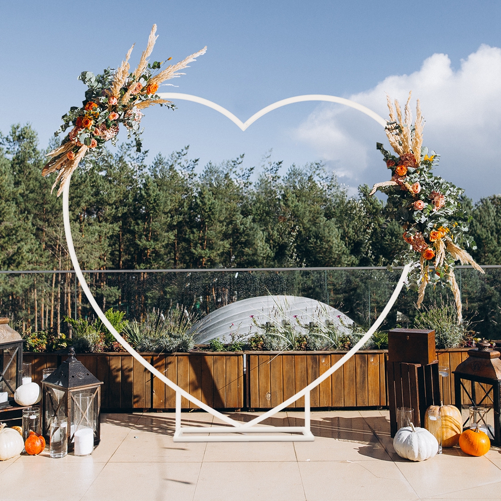 White Heart Shape Balloon Arch - огляд і ціна Balloon Arch Kit