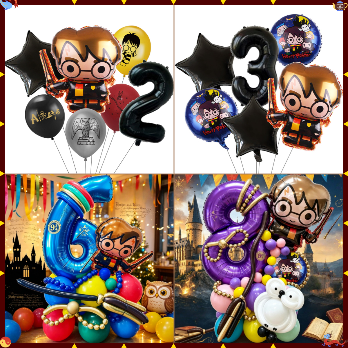 Cartoon Magic Academy Balloon  - огляд і ціна Balloon Arch Kit